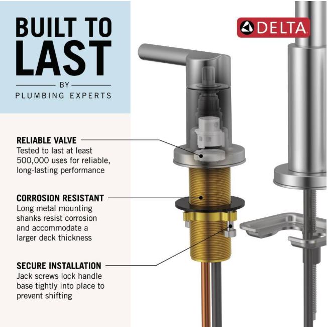 Delta Porter 8 in. Widespread 2-Handle Bathroom Faucet in Oil Rubbed Bronze