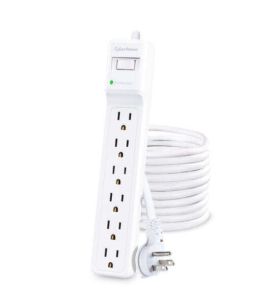 CyberPower 25 ft. Cord 6-Outlet B625 Surge Protector