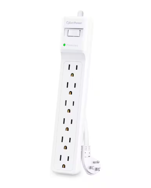 CyberPower 15 ft. 6-Outlet Cord 1500J Surge Protector