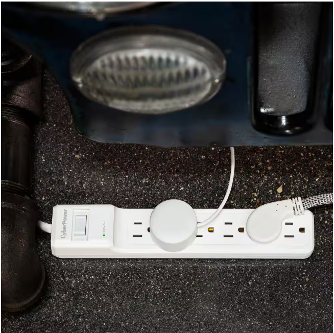 CyberPower 15 ft. 6-Outlet Cord 1500J Surge Protector