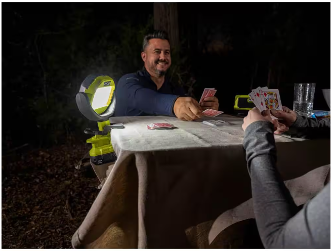 RYOBI ONE+ 18V Cordless LED Clamp Light (Tool Only)
