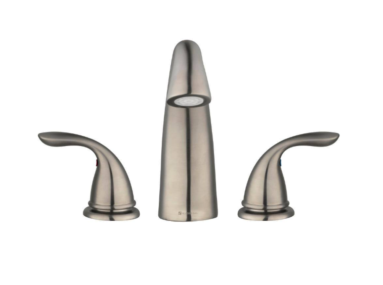 Glacier Bay Builders 2-Handle Deck-Mount Roman Tub Faucet in Brushed Nickel