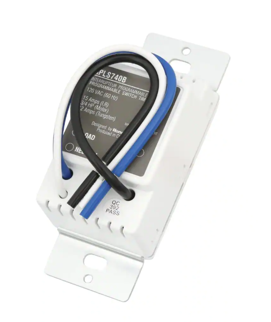 Honeywell Home 120-Volt 7-Day Programmable Indoor/Outdoor Motor and Light Switch Timer with Automatic Daylight Savings
