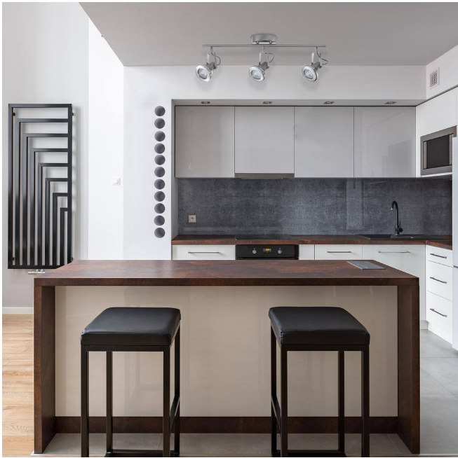Hampton Bay Theodore Collection LED 3-Light Brushed Steel Track with Chrome Accents
