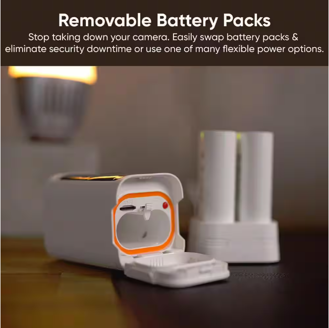 Wyze Battery Cam Pro, Wireless Indoor/Outdoor Home Security Camera, with 2k HD Color Night Vision and Built-In Spotlight