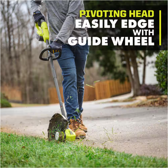 RYOBI ONE+ 18V 13 in. Cordless Battery String Trimmer/Edger (Tool Only)