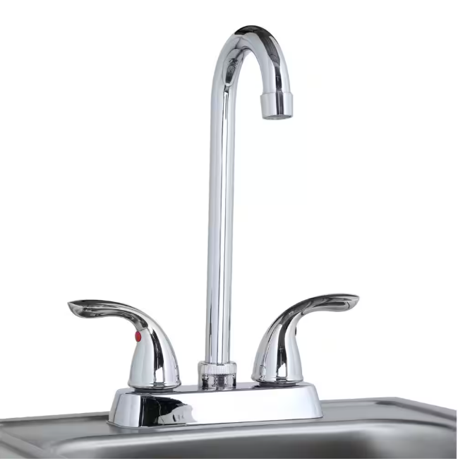 Elkay 15 in. Drop-in Single Bowl 20-Gauge Durable Satin Stainless Steel Kitchen Sink Kit w/ Faucet