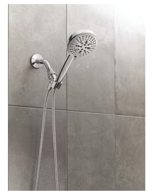 MOEN HydroEnergetix 8-Spray Wall Mount Handheld Shower Head 1.75 GPM in Chrome