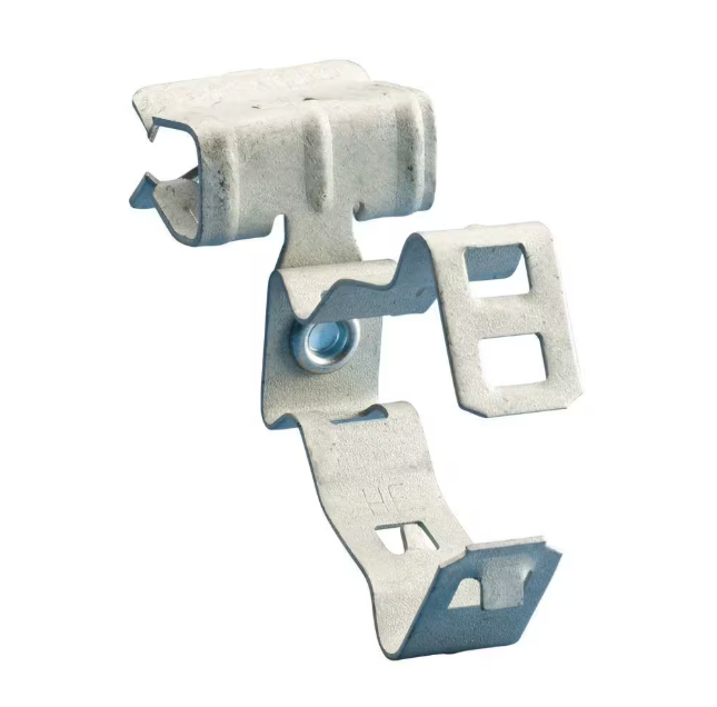 (5-Pack) CADDY Conduit/Pipe to Flange Clip Clamp 1/2 to 3/4 in.
