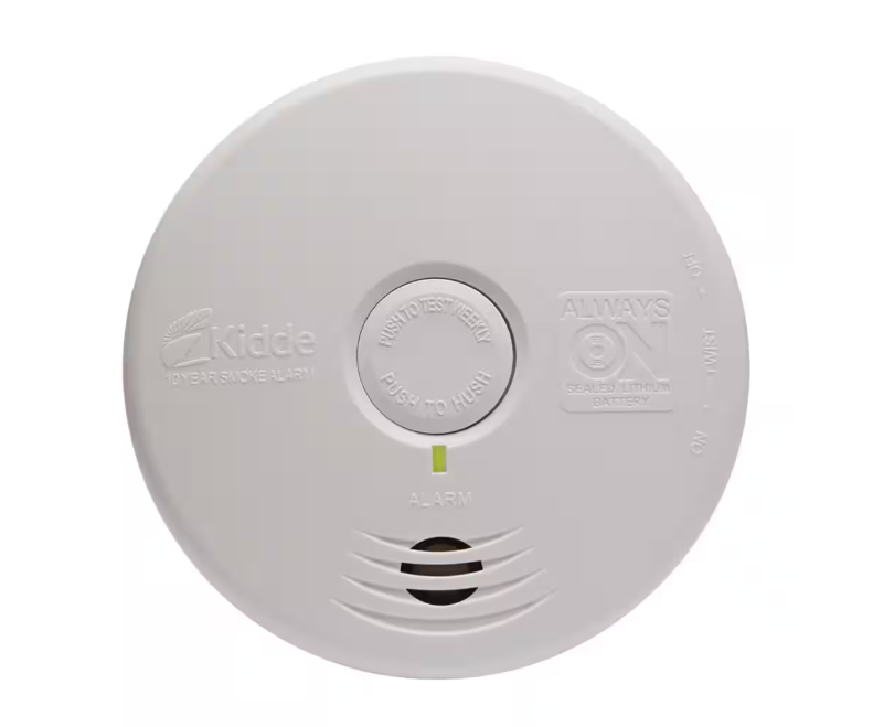 Kidde 10 Year Worry -Free Battery Powered Smoke Detector with Photoelectric Sensor (2-Pack) 21029898