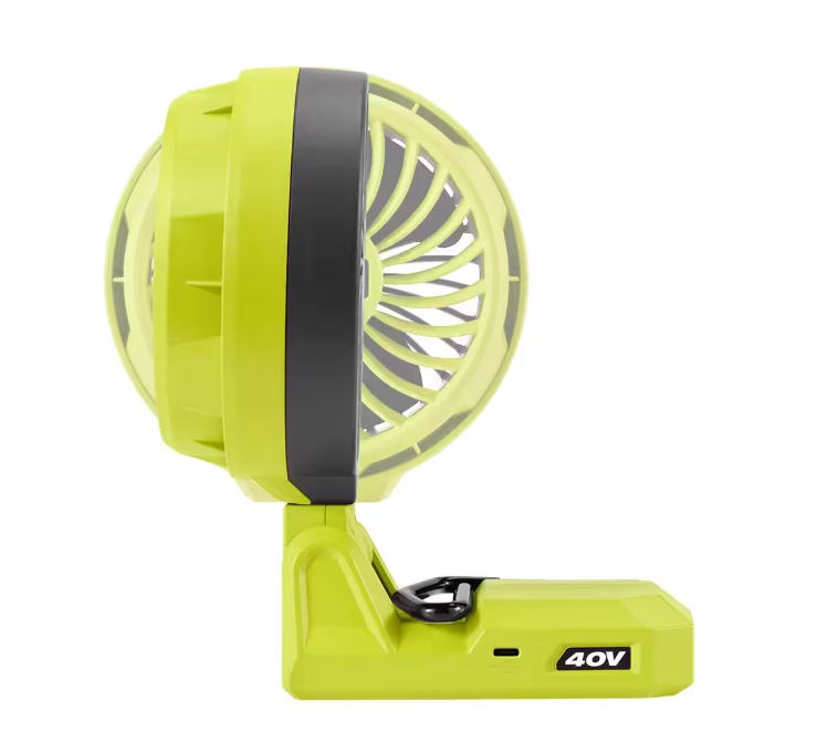 RYOBI 40V Cordless Battery Topper Fan (Tool Only)
