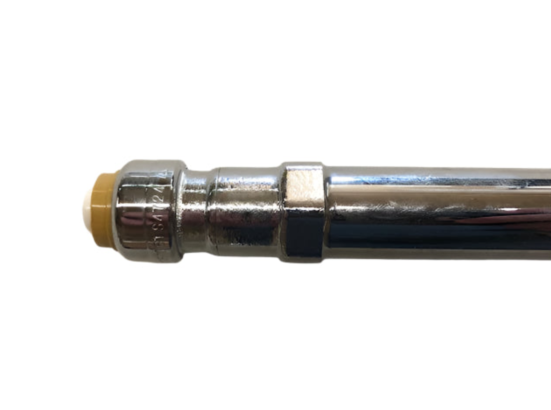 SharkBite 1/2 in. Push-to-Connect x 3/4 in. MHT x 8 in. Brass Anti-Siphon Frost Free Sillcock Valve