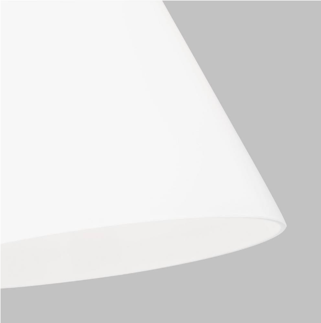 Home Decorators Collection Clermont 1-Light Satin Brass Shaded Pendant Light with Milk Glass Shade