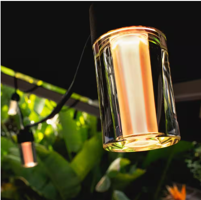 LIFX 12-Light 24 ft. Outdoor Plug-In RGB Integrated LED Smart Wi-Fi String Light, Works with Alexa/Hey Google/HomeKit/Siri