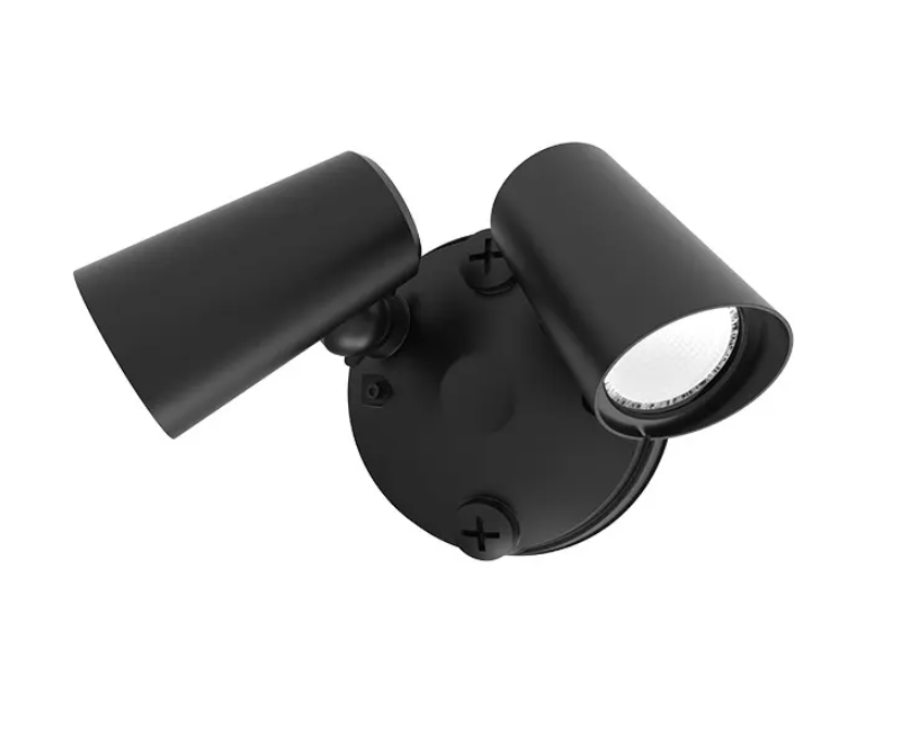 20W Fora 3CCT LED Security Flood Light - 1450 Lumens - 120V, Black