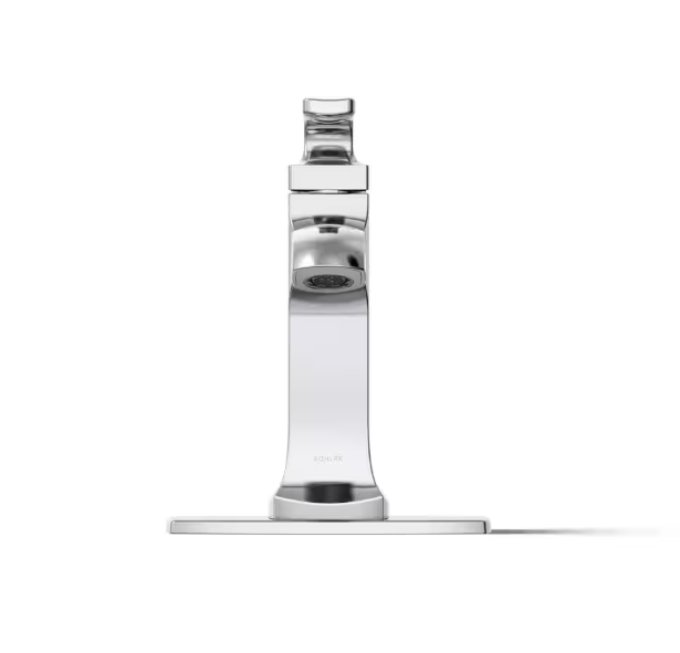 KOHLER Rubicon Single Hole Single Handle Bathroom Faucet in Polished Chrome