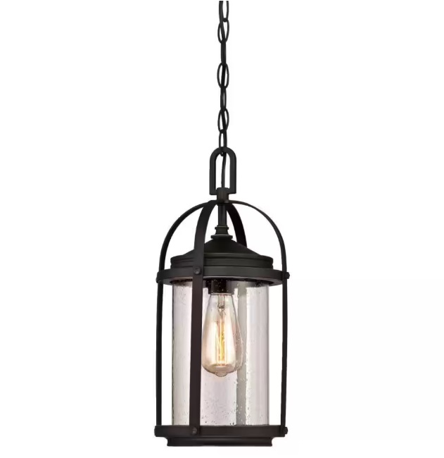 Westinghouse Grandview 1-Light Oil Rubbed Bronze with Highlights Outdoor Hanging Pendant