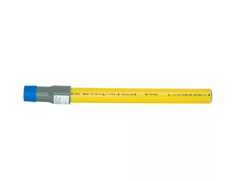 HOME-FLEX 1 in. IPS Poly DR 11 to 1 in. MIP Underground Yellow Poly Gas Transition