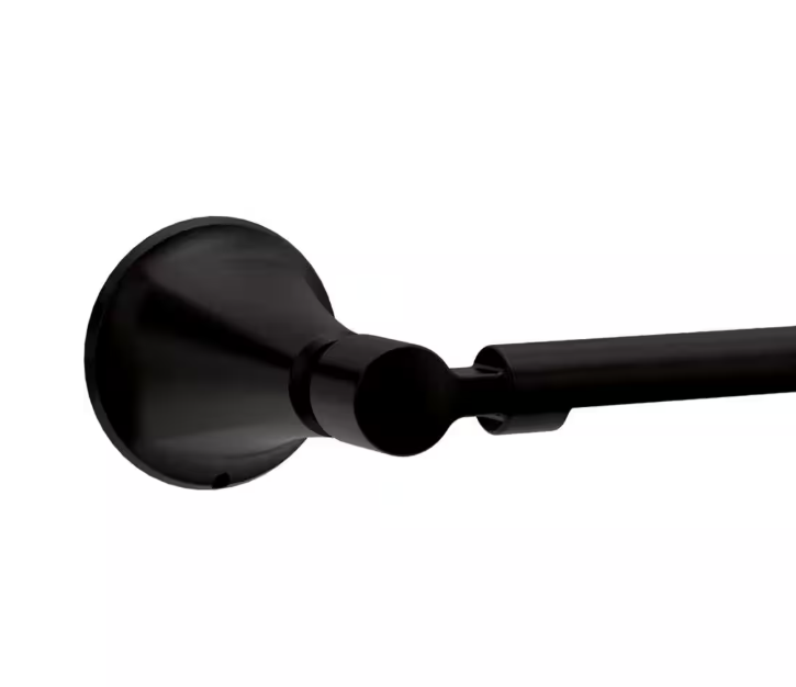 Delta Lorna Wall Mounted Pivot Arm Toilet Paper Holder Bath Hardware Accessory in Matte Black
