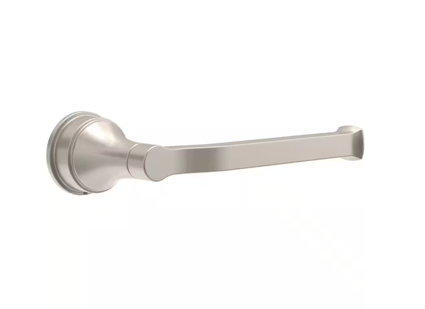 Delta Faryn Wall Mount Single Post Toilet Paper Holder Bath Hardware Accessory in Brushed Nickel