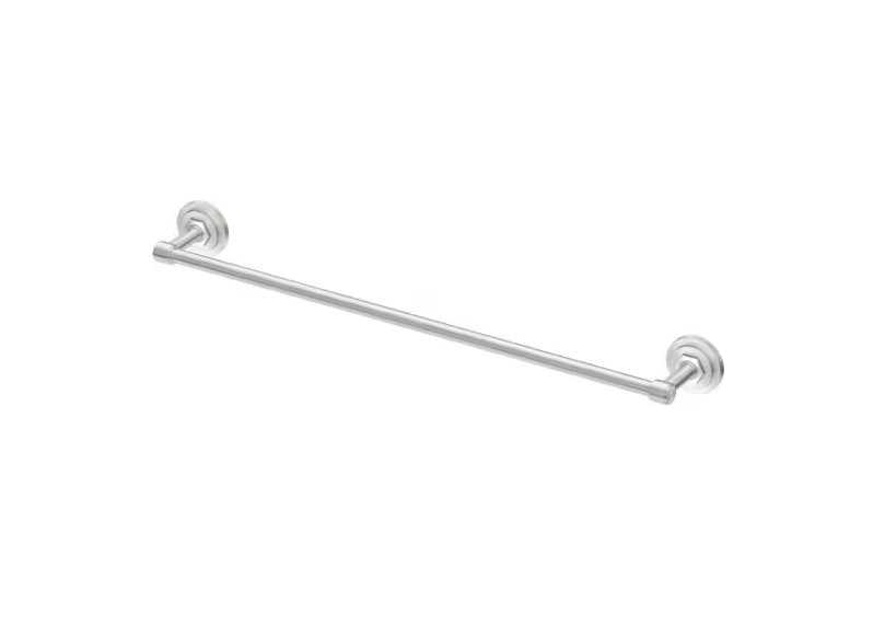Gatco Lizzie 24 in. Wall Mounted Towel Bar in Brushed Nickel