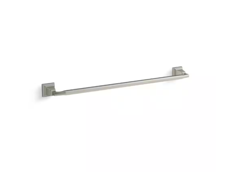 KOHLER Kallan 24 in. Towel Bar in Vibrant Brushed Nickel