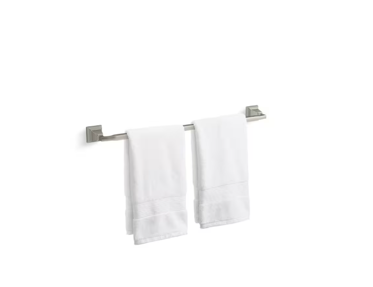 KOHLER Kallan 24 in. Towel Bar in Vibrant Brushed Nickel