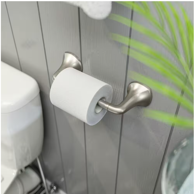 Pfister Ladera Toilet Paper Holder in Spot Defense Brushed Nickel