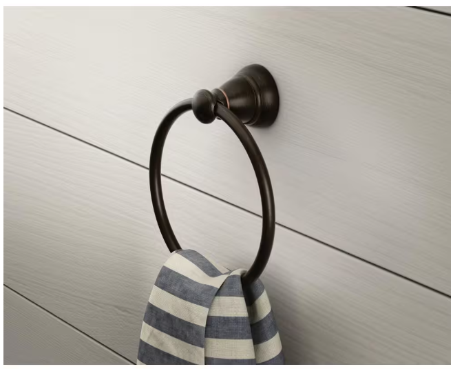 MOEN Banbury Towel Ring in Mediterranean Bronze
