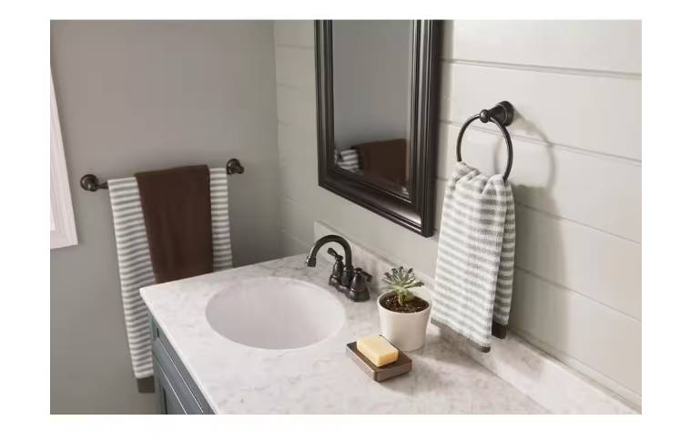 MOEN Banbury Towel Ring in Mediterranean Bronze