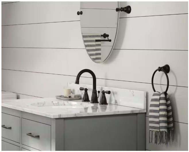 MOEN Banbury Towel Ring in Mediterranean Bronze
