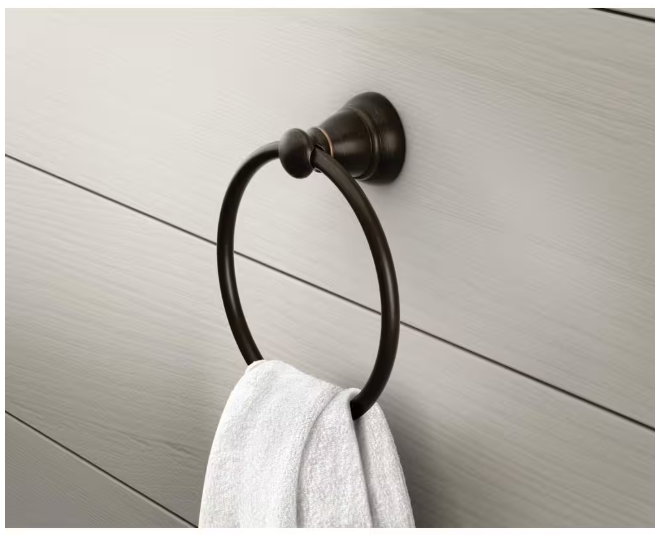MOEN Banbury Towel Ring in Mediterranean Bronze