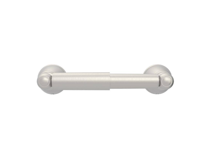 Glacier Bay Lisbon Wall Mounted Spring Double Post Toilet Paper Holder in Brushed Nickel Finish
