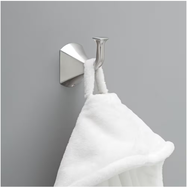 Delta Pierce Single Towel Hook Bath Hardware Accessory in Brushed Nickel