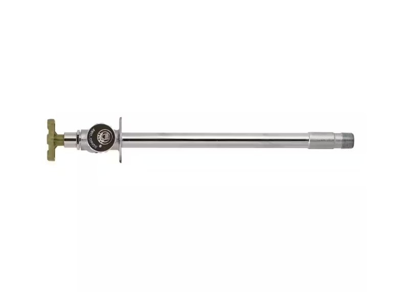 Everbilt 1/2 in. x 3/4 in. x 10 in. MPT x SWT x MHT Brass Anti-Siphon Frost Free Sillcock Valve with Multi-Turn Operation