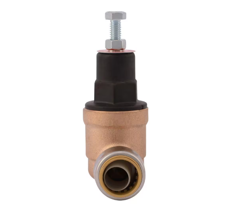 SharkBite 3/4 in. Push-to-Connect Bronze EB-45 Direct Pressure Regulator Valve