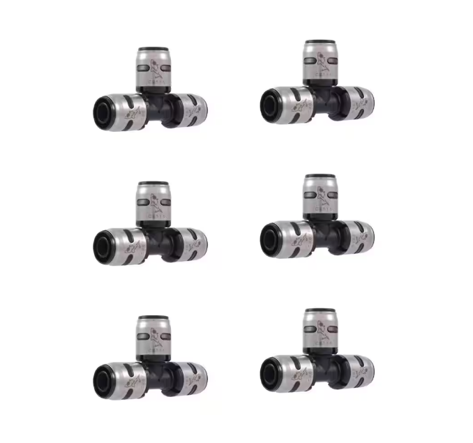 SharkBite 1/2 in. Push-to-Connect EVOPEX Plastic Tee Fitting (6-Pack)