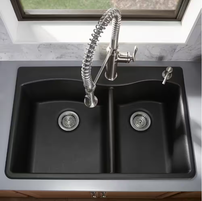 KOHLER Duostrainer 4-1/2 in. Sink Strainer in Vibrant Stainless