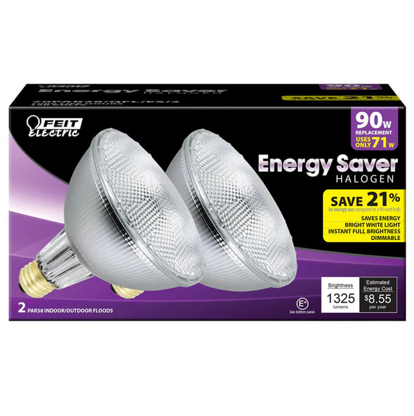 Feit Electric PAR38 Floodlight Energy Saving Bulb - Case of 12 Bulbs