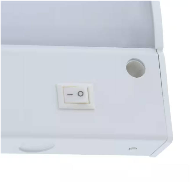 12 in. Hardwired White Integrated LED Under Cabinet Light