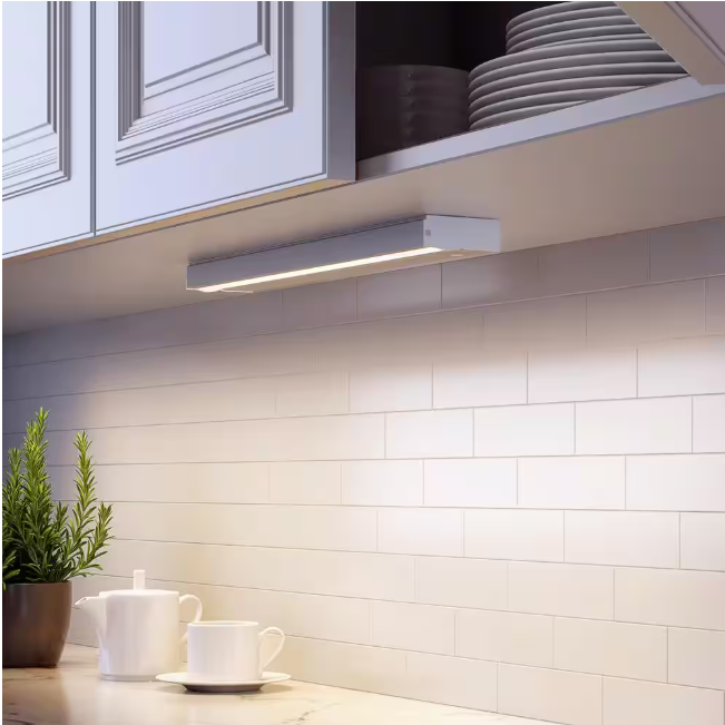 12 in. Hardwired White Integrated LED Under Cabinet Light