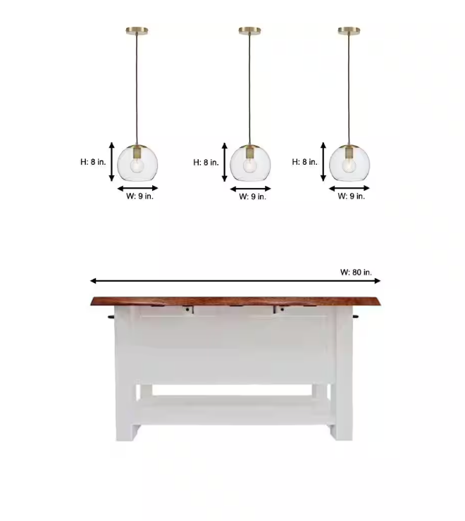 Home Decorators Collection 1-Light Antique Brass and Glass Mini-Pendant