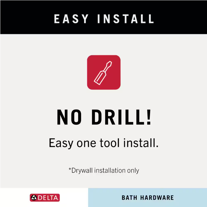 Delta Crestfield Wall Mount Round Closed Towel Ring Bath Hardware Accessory in Brushed Nickel