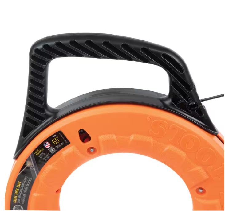 Klein Tools 65 ft. Steel Fish Tape, 1/8 in. Width
