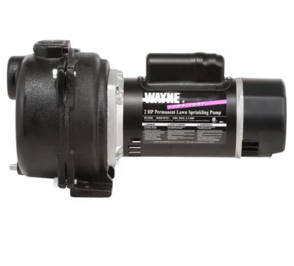 Wayne 2 HP Permanent Lawn Sprinkler Pump - WLS200