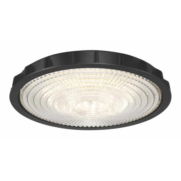Commercial Electric 3470 Lumen Matte Black Ceiling Fan Integrated Light Kit