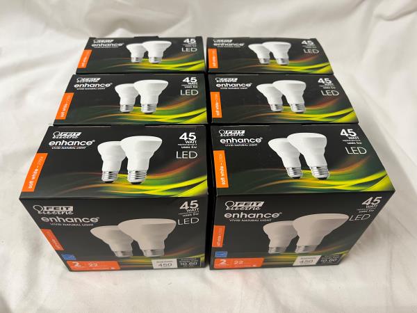 6 Pack Feit R20DM/927CA/2 Pack of (2) 5 Watt Dimmable R20 Medium (E26) LED Bulbs - 450 Lumens 2700K and 90CRI Bulbs Bulbs LED