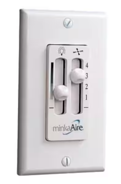 MINKA-AIRE Pure 48 in. Integrated LED Indoor Ceiling Fan with Light Kit and Wall Control - Coal Color