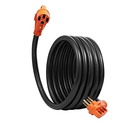 VEVOR 15ft RV Extension Cord Power Cord 50Amp NEMA 14-50RNEMA 14-50P ETL Listed