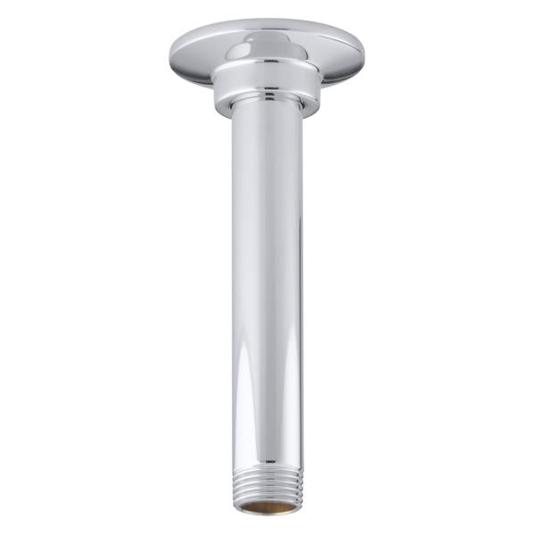 6 in. Ceiling Mount Shower Arm in Polished Chrome